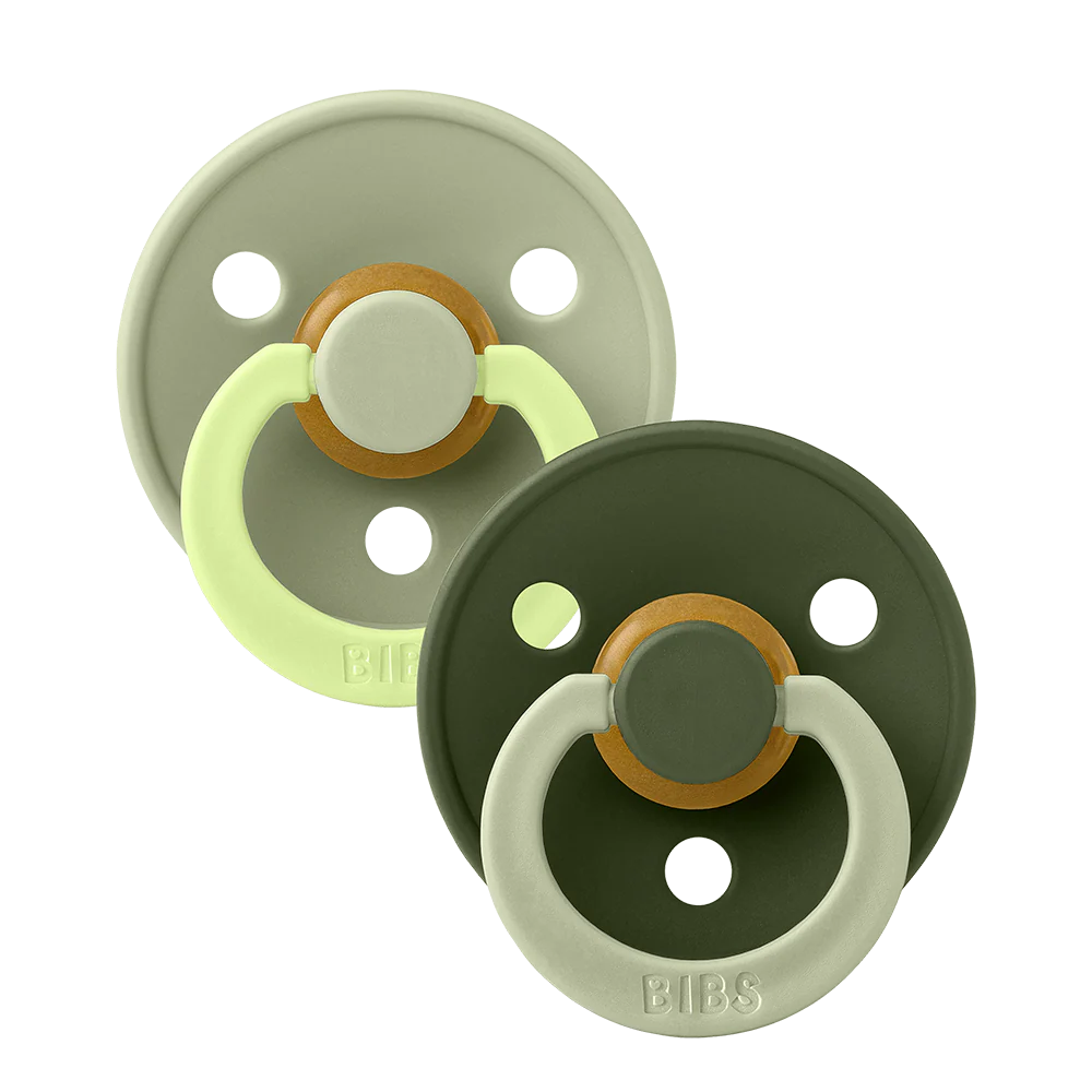 BIBS 2-pack Fusion Latex - Sage/Hunter Green mix