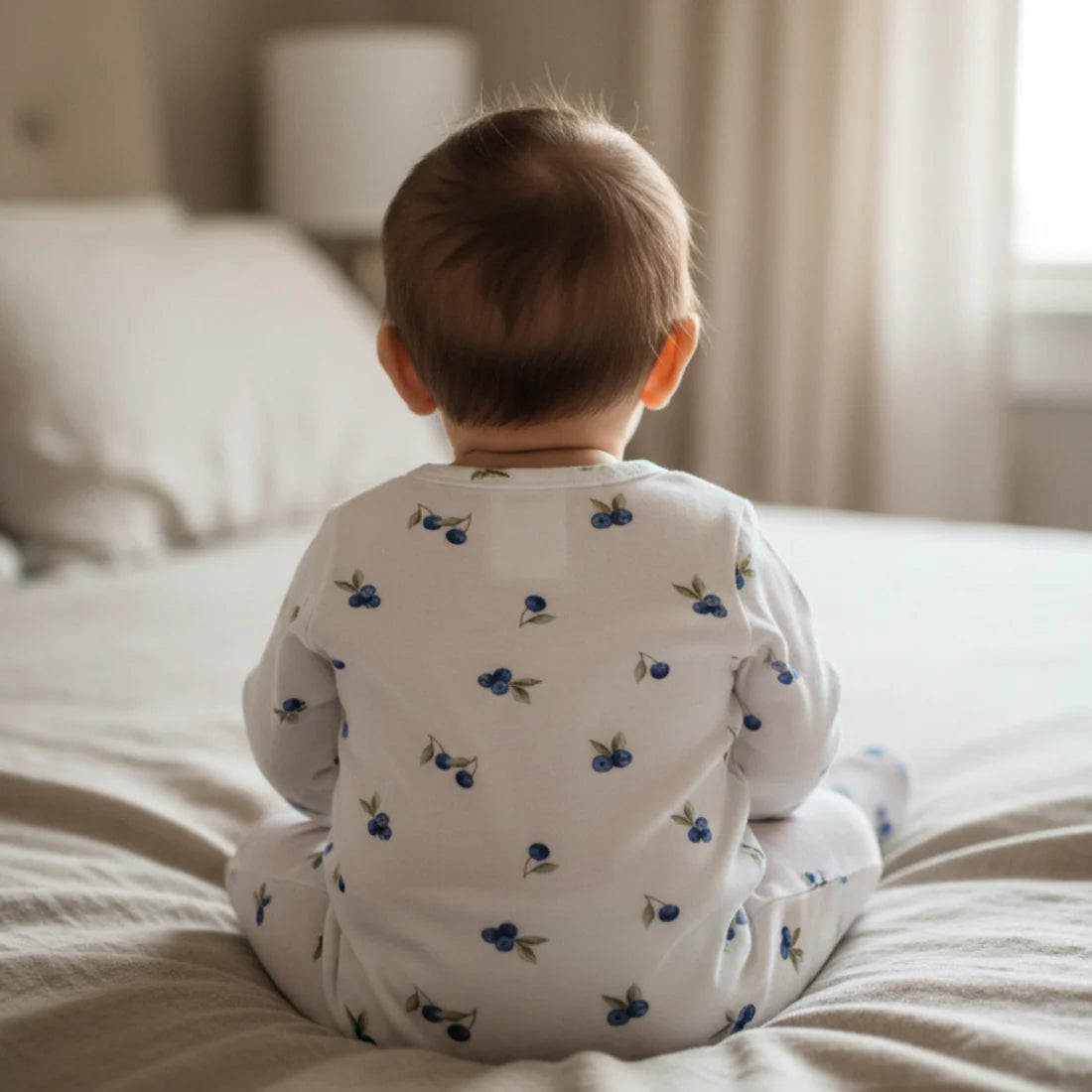 Magnetic Munchkin - Blueberry Romper