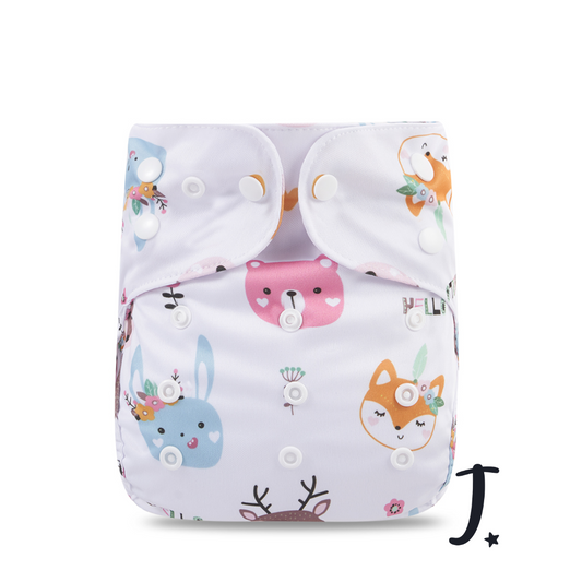 Cute animals diaper cover