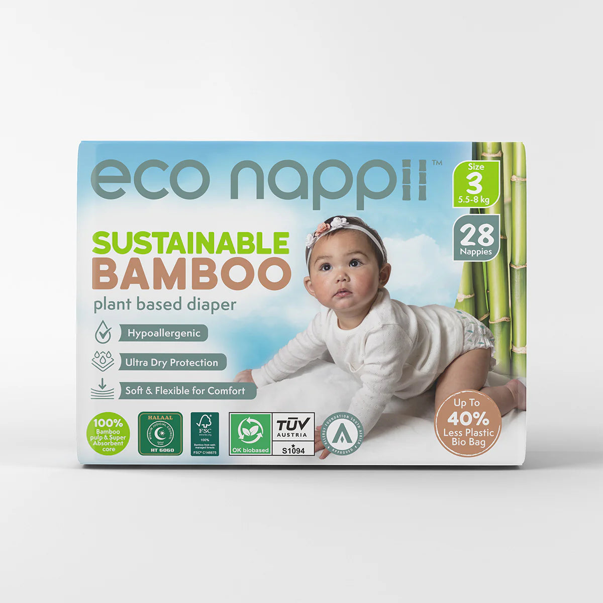 Eco Nappii Size 3 (5.5-8KG)