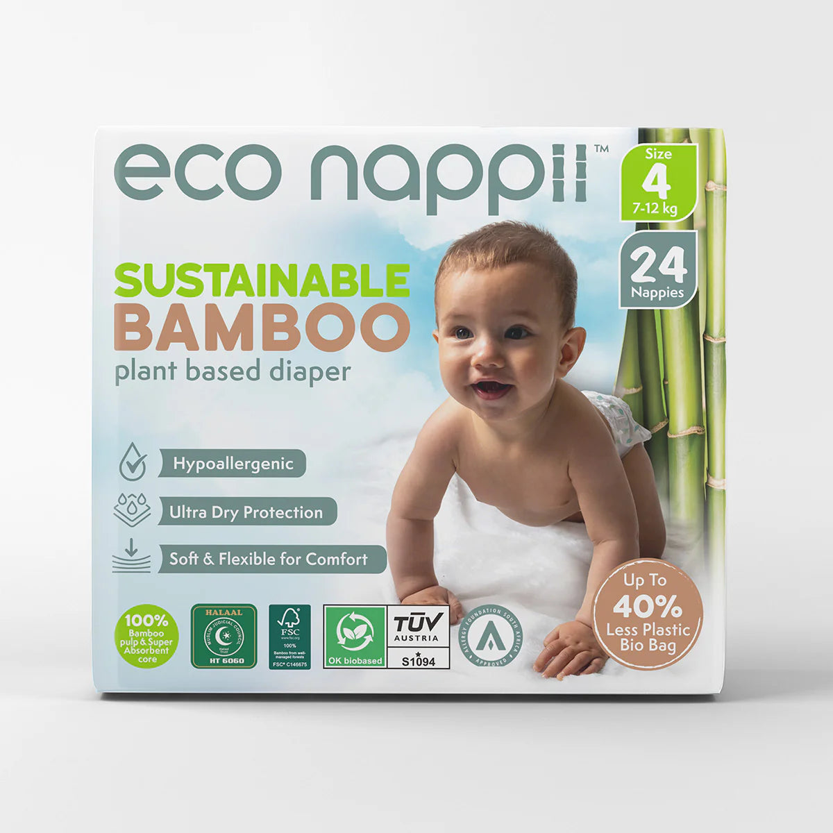 Eco Nappii Size 4 (7-12KG)
