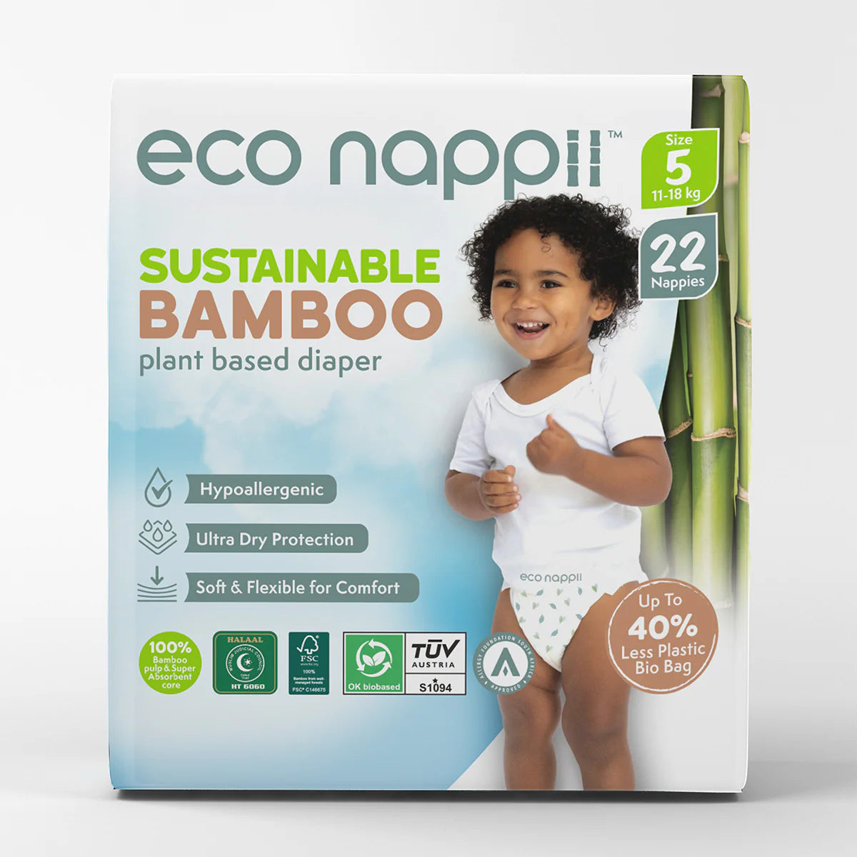 Eco Nappii Size 5 (11-18KG)