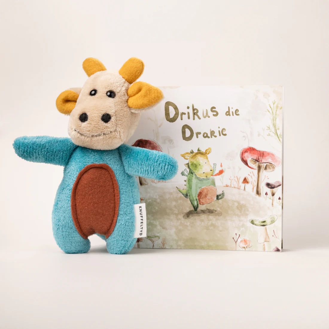 Drikus die Drakie Storieboek en Knuffeldiertjie