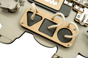 Kiani toddler busy board with gears and beads