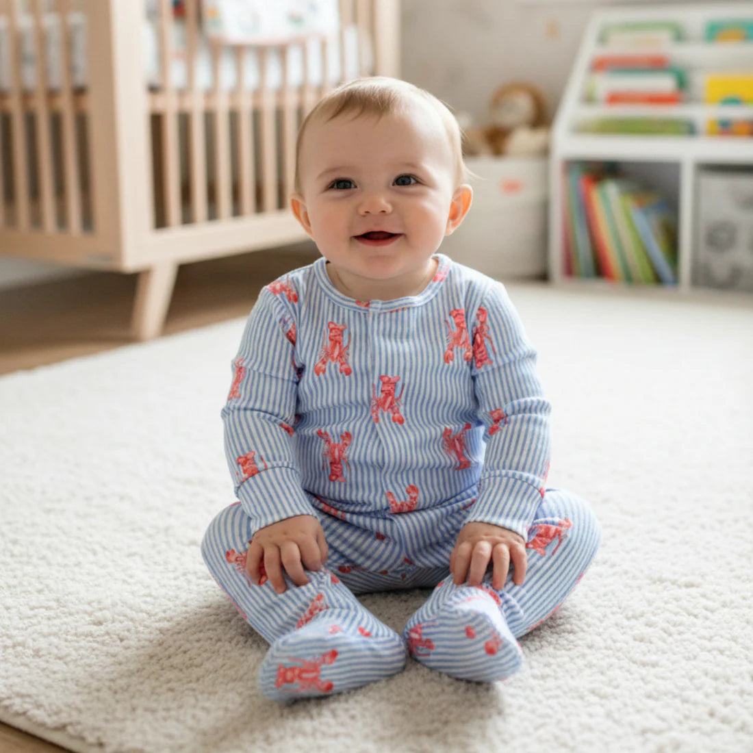 Magnetic Munckin - Lobster Romper