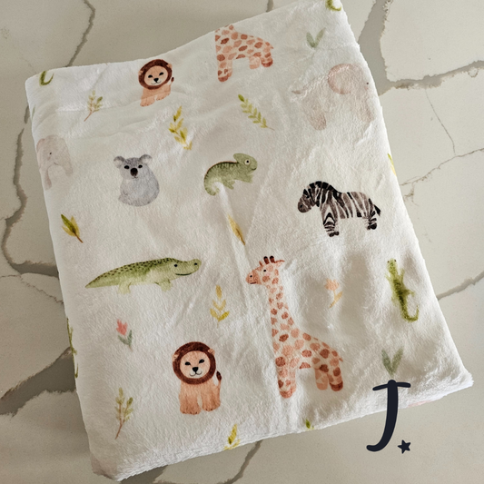 Safari fleece blanket