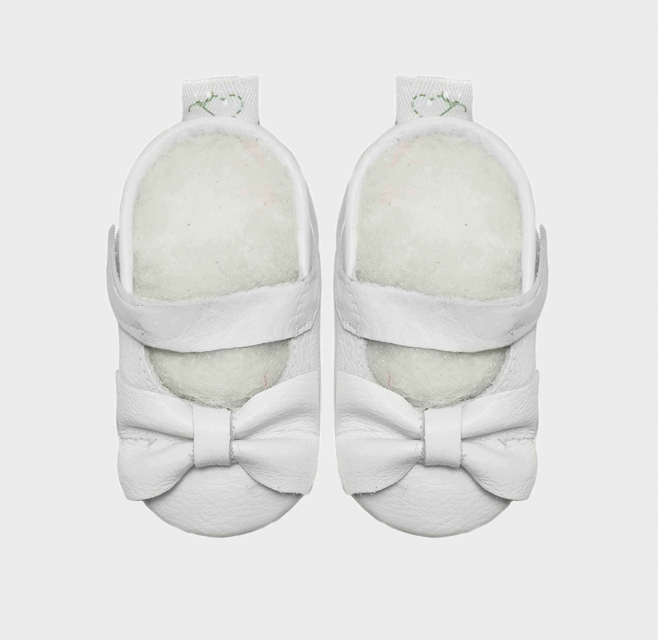 Pitta Patta - Mary Jane Big Bow - All White