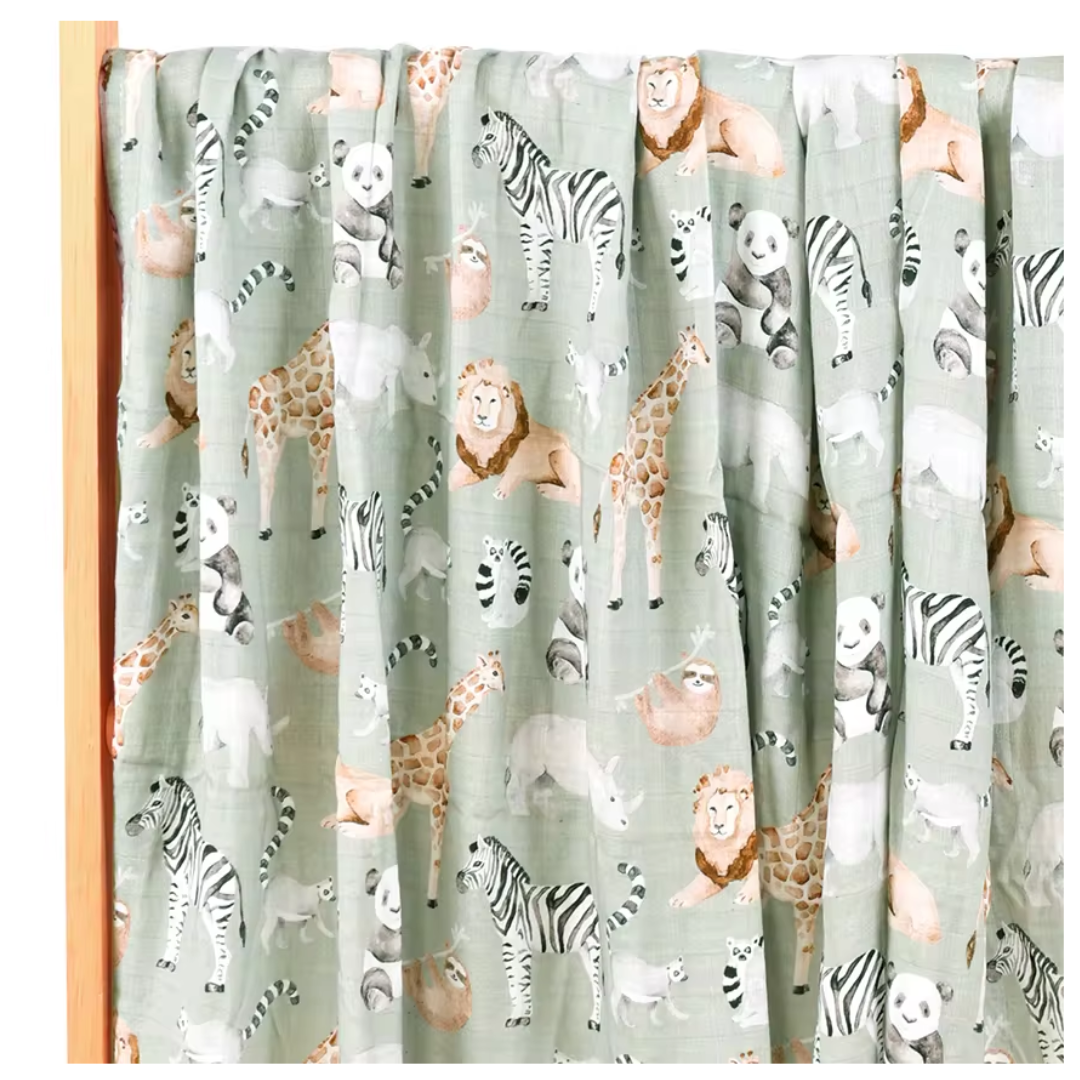 Bamboo cotton muslin blanket - Various prints