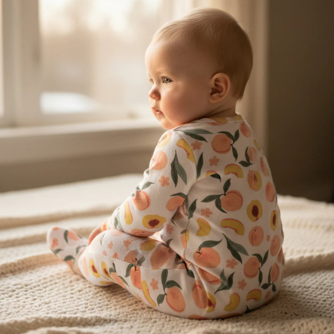 Magnetic Munchkin - Peaches Romper