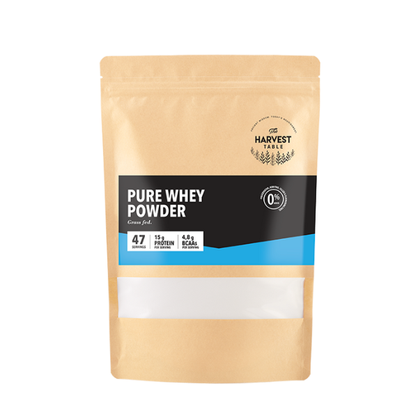 Harvest Table whey protein powder