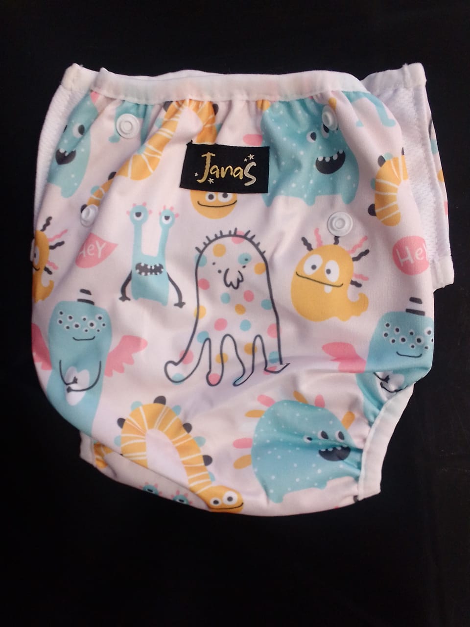 Colorful baby monsters swim diaper