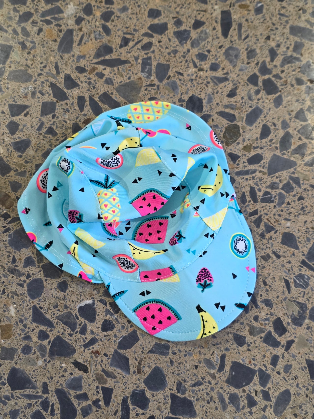 Nika - Turquoise fruit swimcap