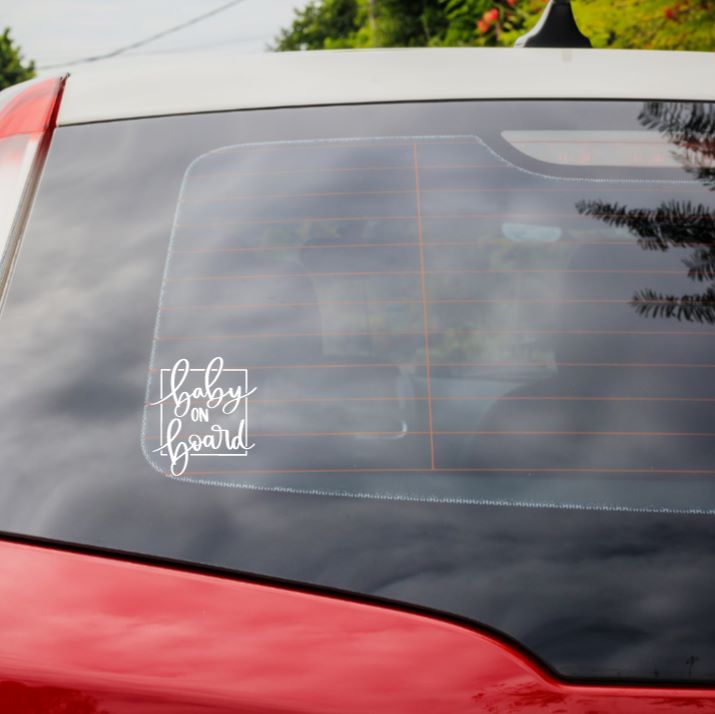 Baby on board - car decals