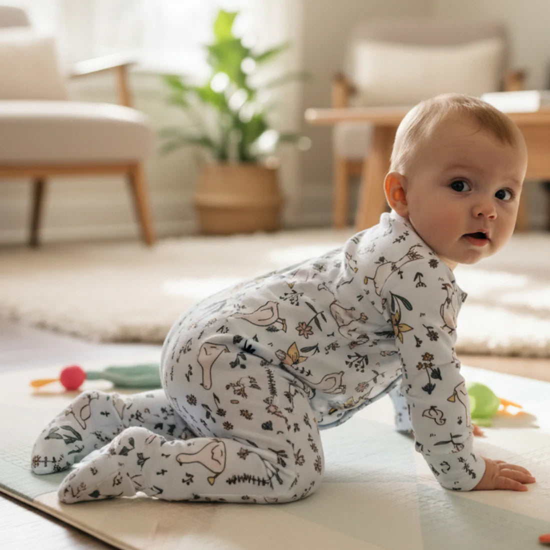 Magnetic Munchkin - Silly Goose Romper