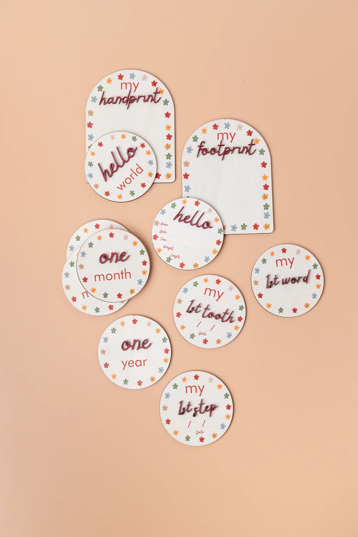 Grow Baby - Milestone Disks - Bebe Pure - 19 piece set