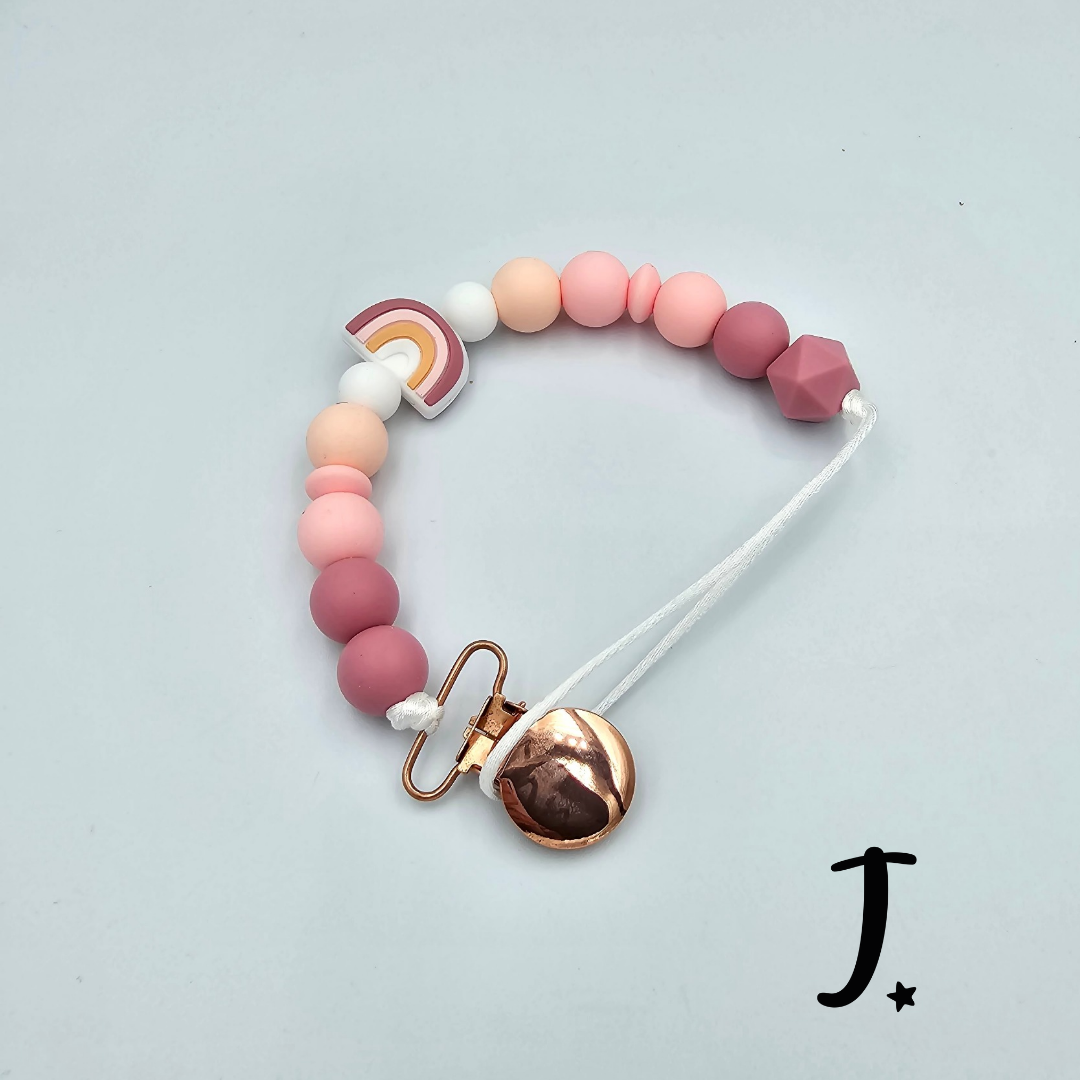 Girl rainbow Silicone Dummy Clip