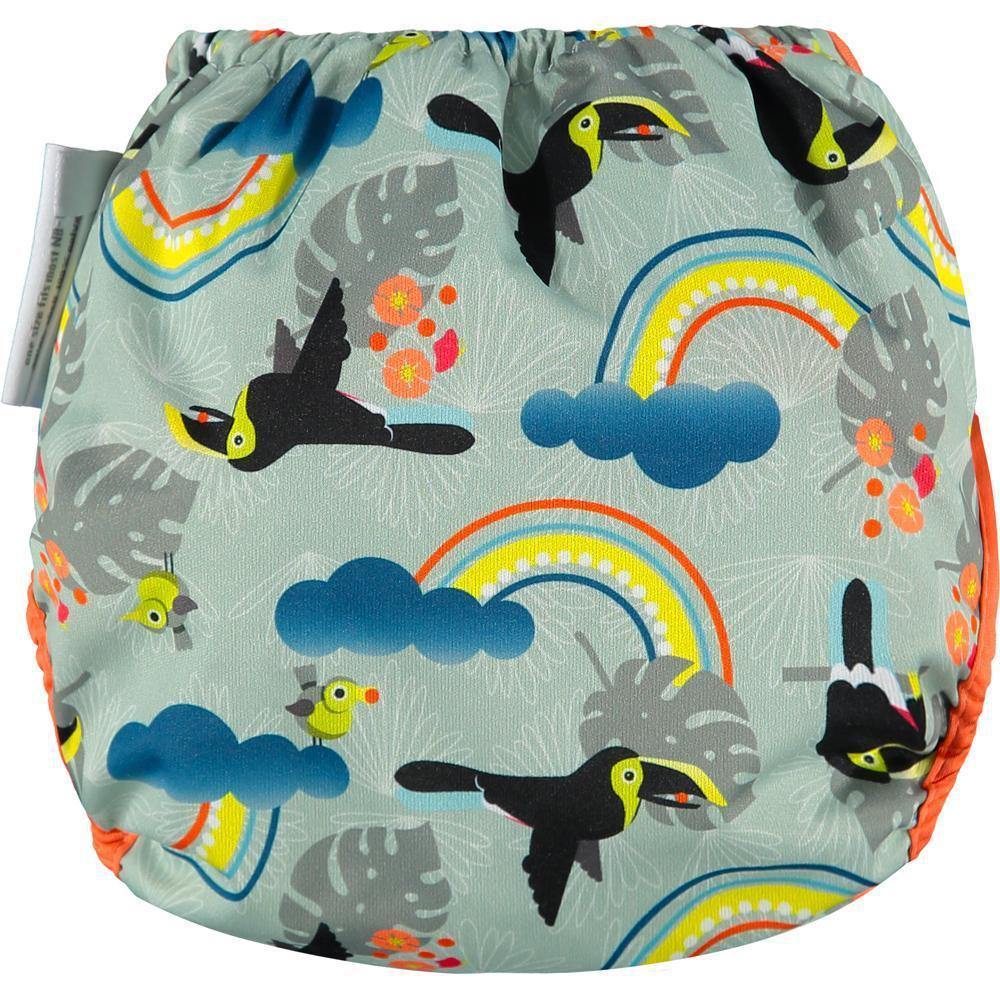PopIn Single Printed Nappy Bamboo - Toucan