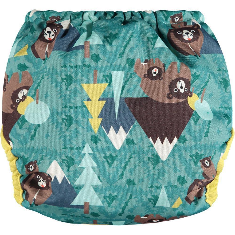 PopIn Single Printed Nappy Bamboo - Bear
