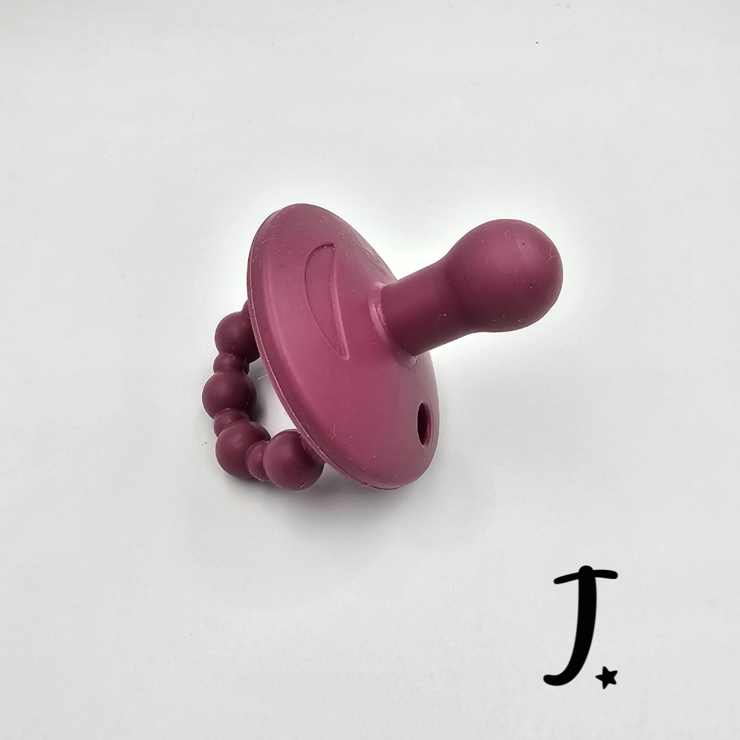 Cherry silicone soother