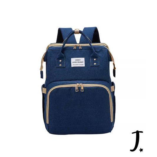 Diaper backpack - blue