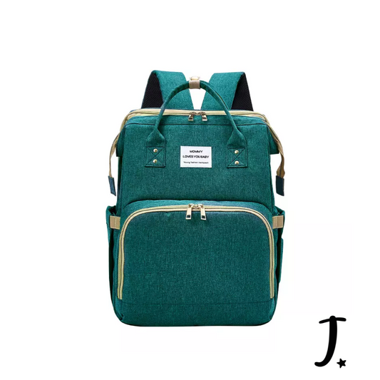 Diaper backpack - Forest green