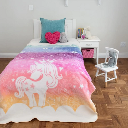 Bellissima kids blanket - Magic unicorn