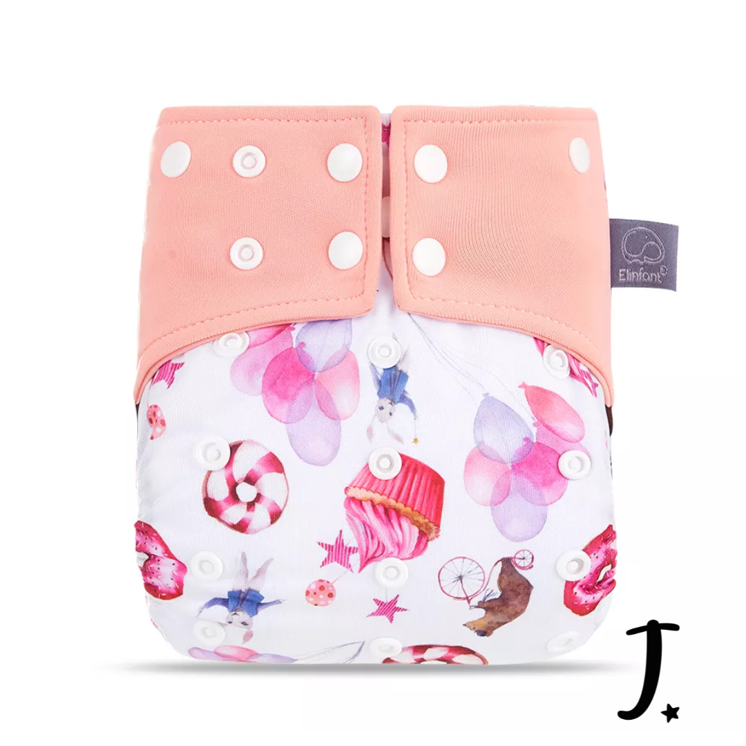 Elinfant Coffee fiber sleeve - Girly party