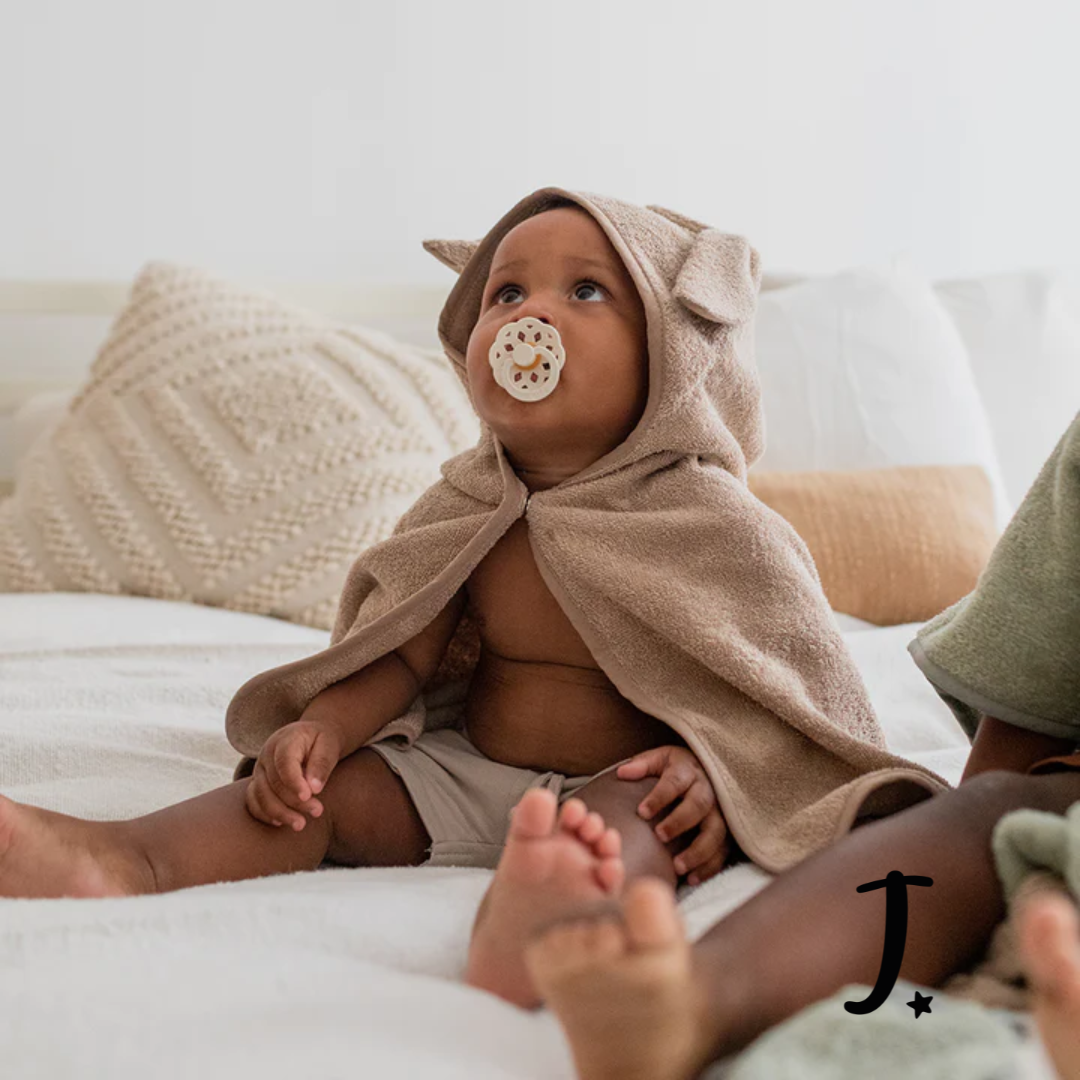 BIBS Kangaroo Hoodie Towel Baby