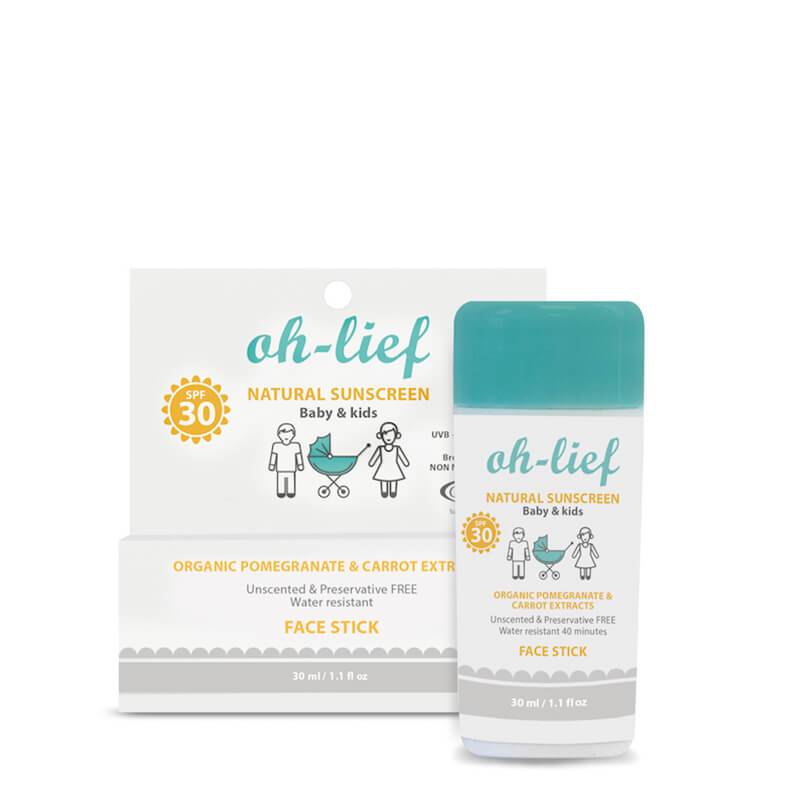 Oh Lief sunscreen face stick