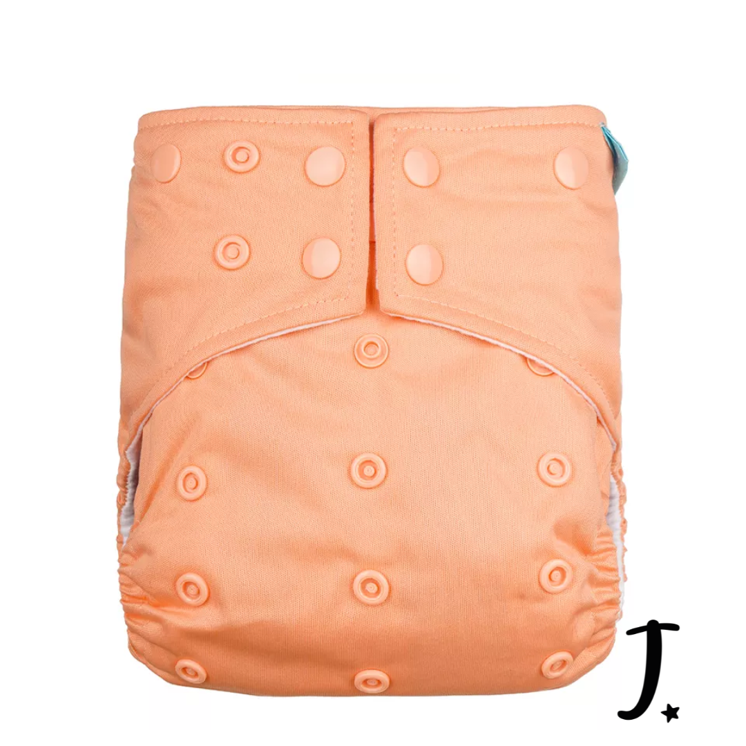 Grey Lining pocket Peach