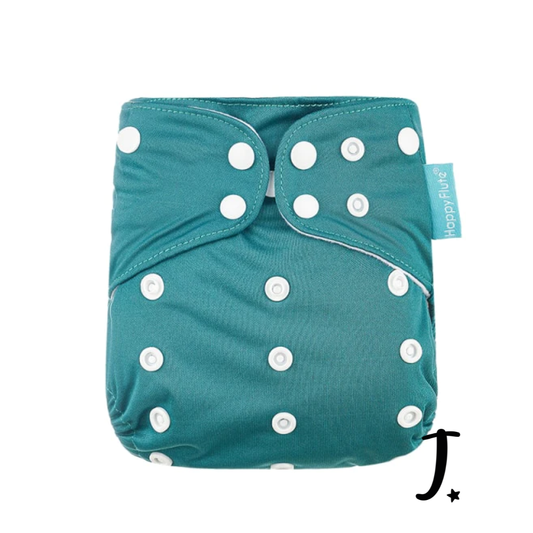 Happy flute pocket Peacock green