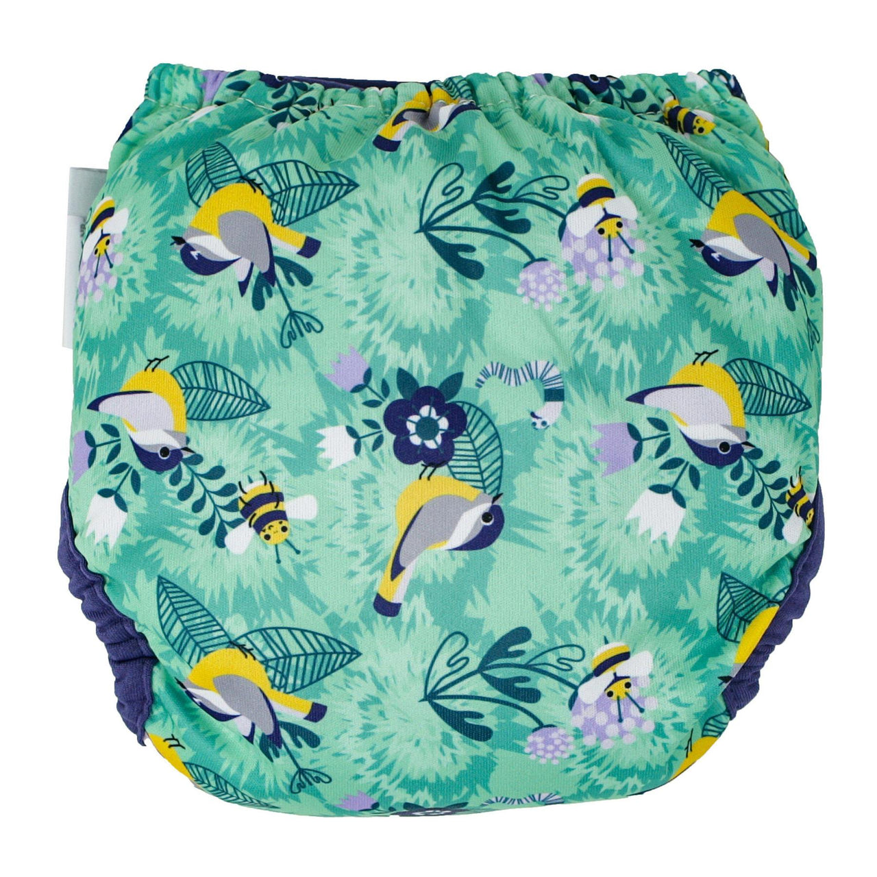 PopIn Single Printed Nappy Bamboo - Around The Garden