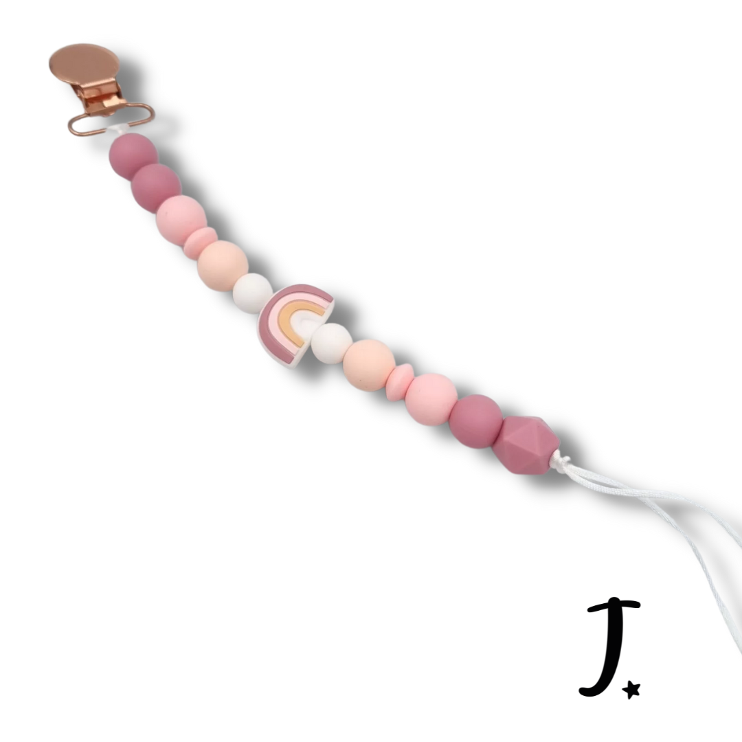 Girl rainbow Silicone Dummy Clip