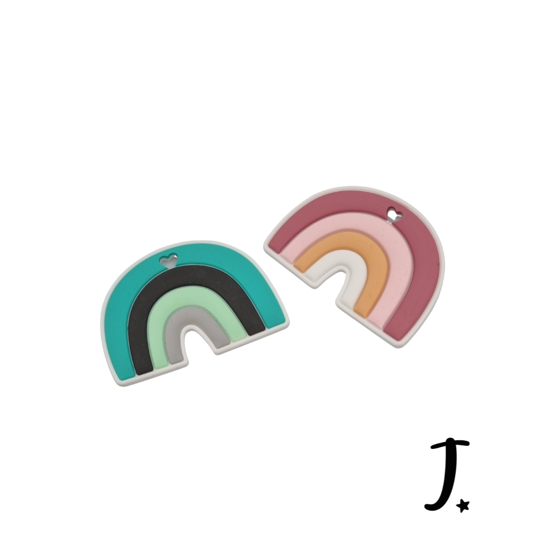 Girl rainbow Silicone Dummy Clip