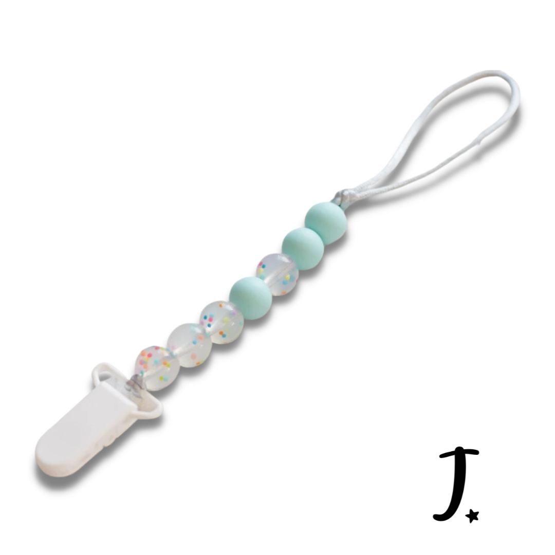 Silicone dummy clip MINI, blue
