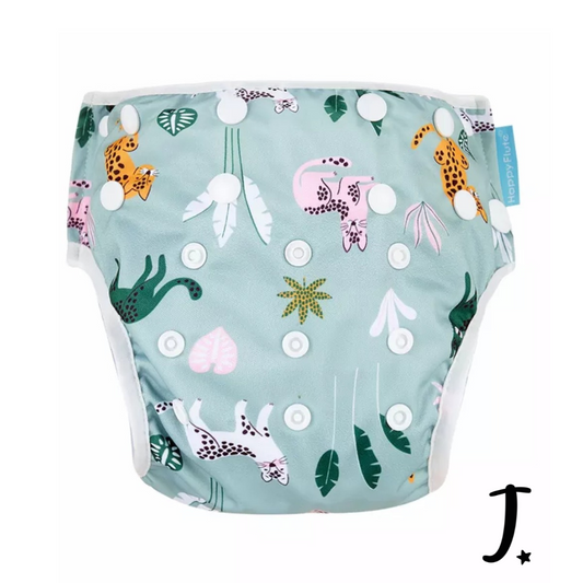 Jungle swim diaper