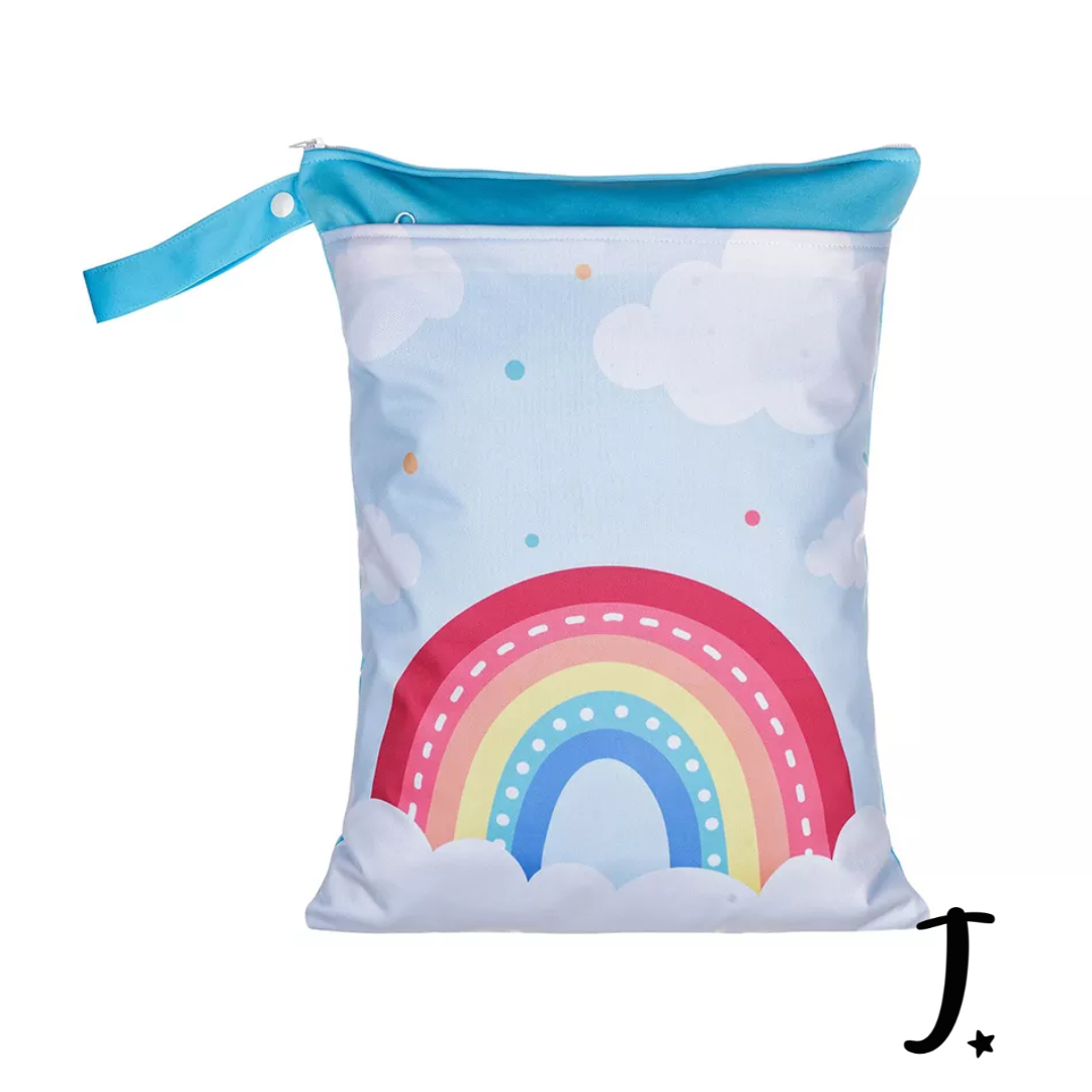 Colorful rainbow wetbag