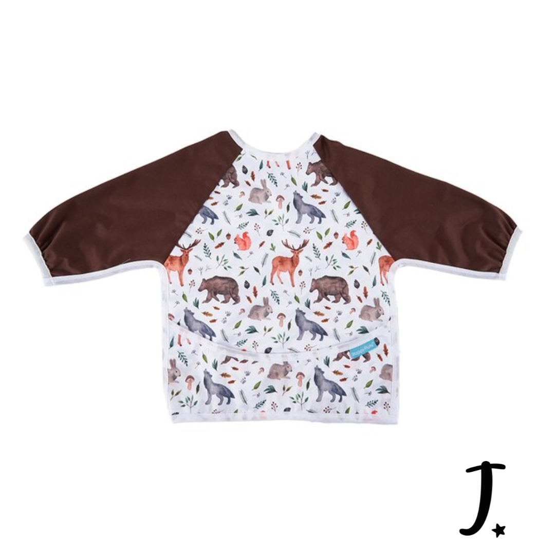 Long sleeve bibs - Woodlands