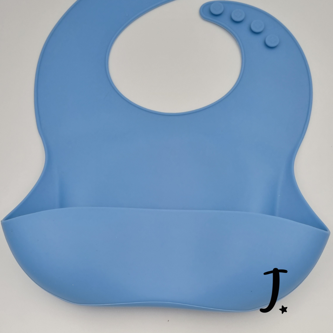 Silicone bucket bib